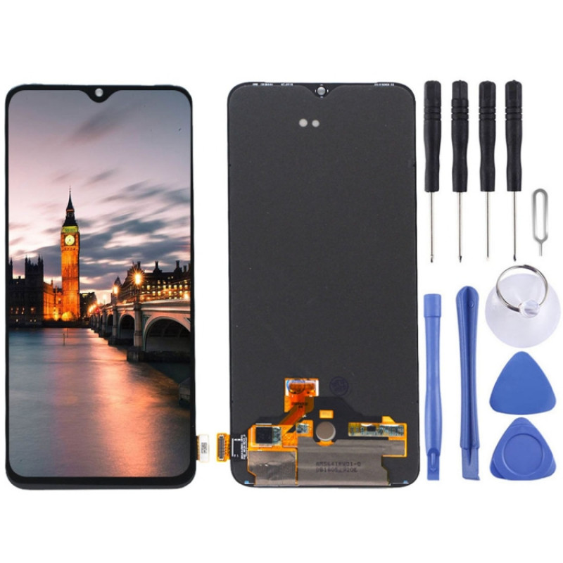 OnePlus 7 Original AMOLED Material LCD Screen and Digitizer Full Assembly (Black)
